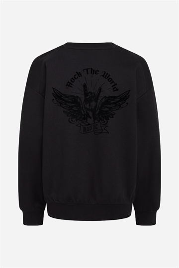 Grunt Afrida Crew Sweat - Svart